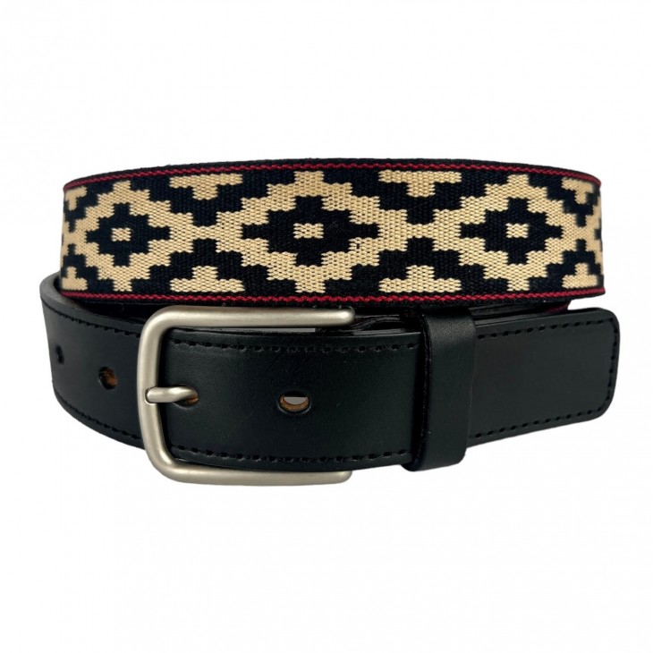 Rio Leather Belt - Black
